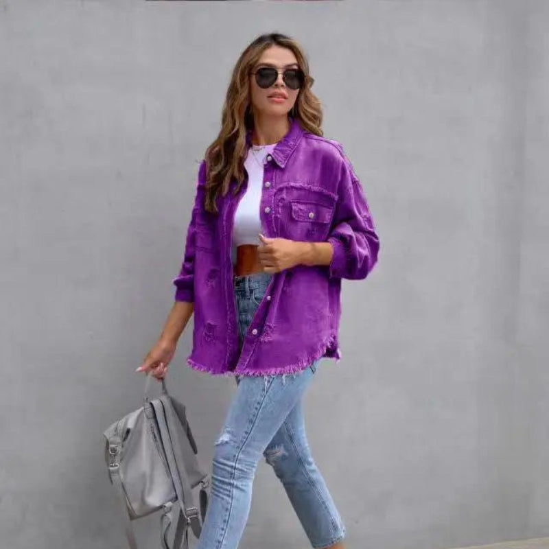 Veste Hippie Violette