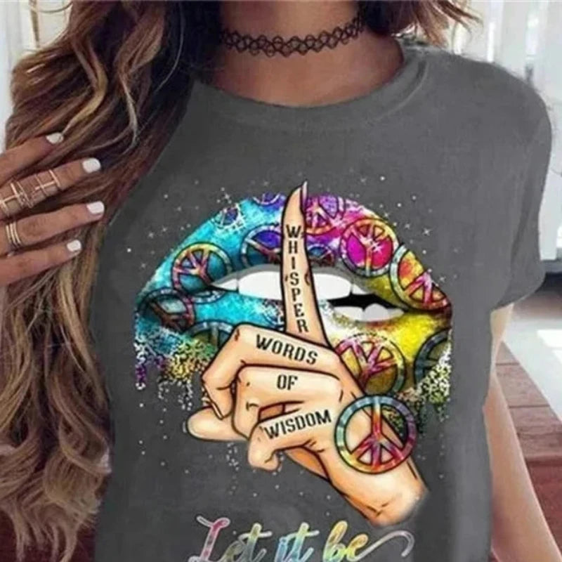 T-Shirt Hippie Coloré