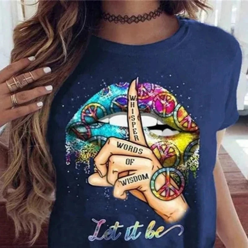 T-Shirt Hippie Coloré