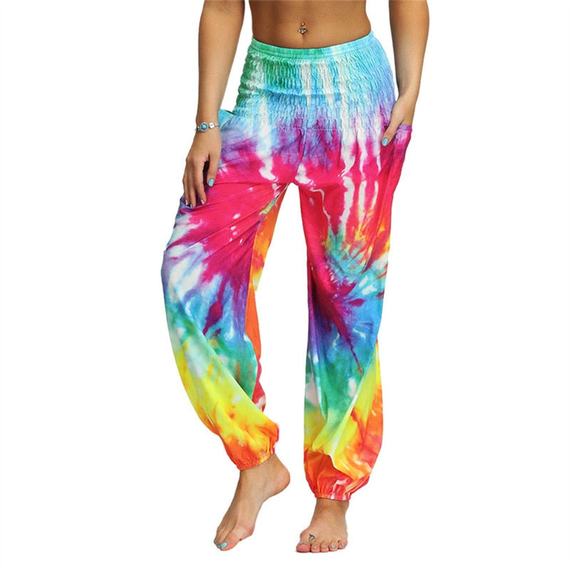 Pantalon Hippie <br> Sarouel Arc-en-ciel - boutique-hippie.fr