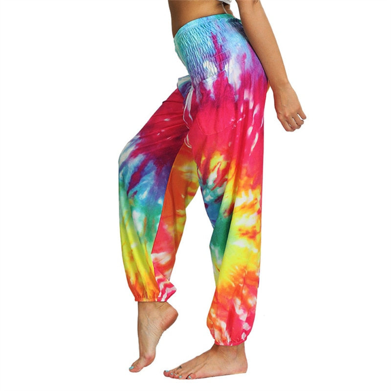 Pantalon Hippie <br> Sarouel Arc-en-ciel - boutique-hippie.fr