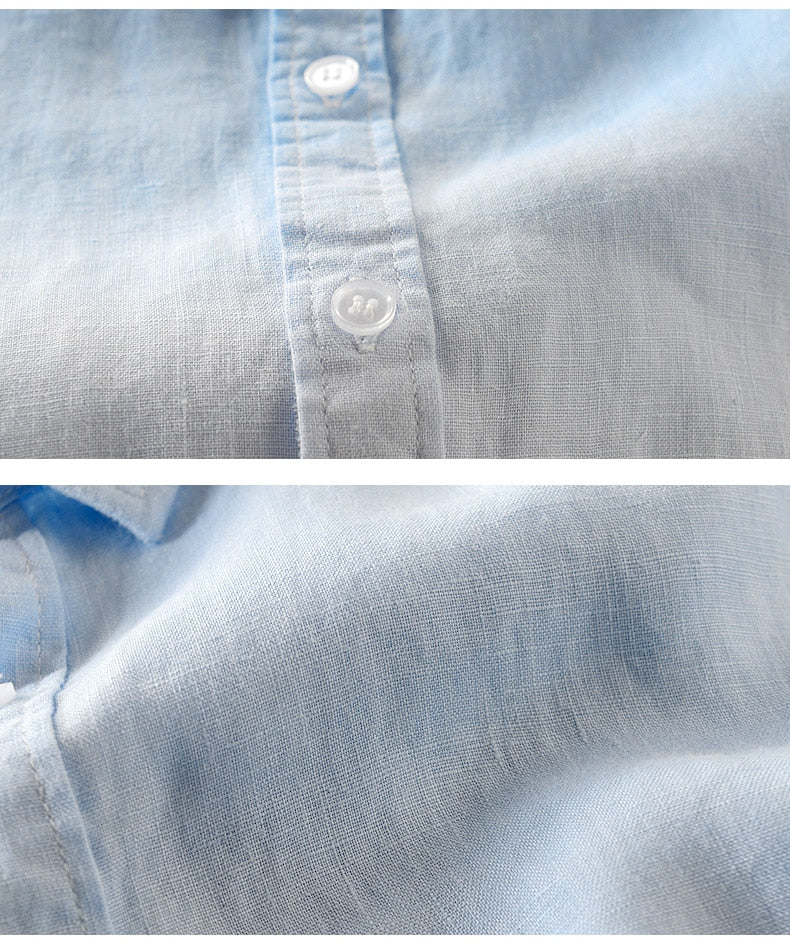 Chemise Hippie <br> Bleu Ciel - boutique-hippie.fr