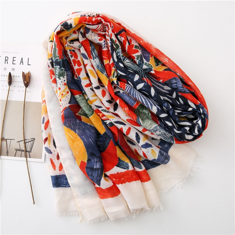 Chèche <br> Estival Coloré - boutique-hippie.fr