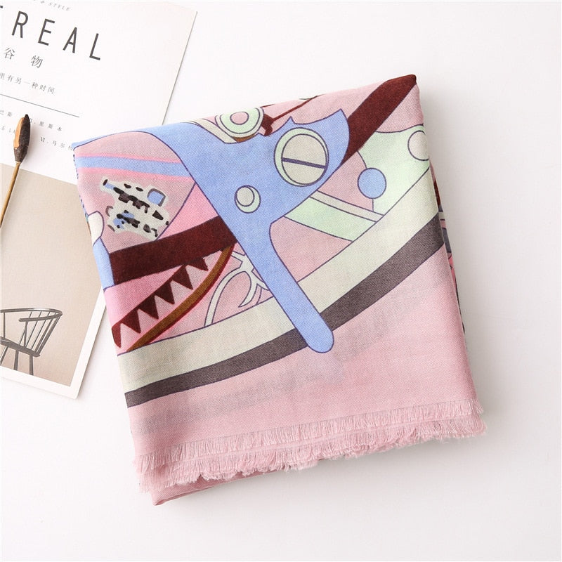 Chèche <br> Chic Rose - boutique-hippie.fr