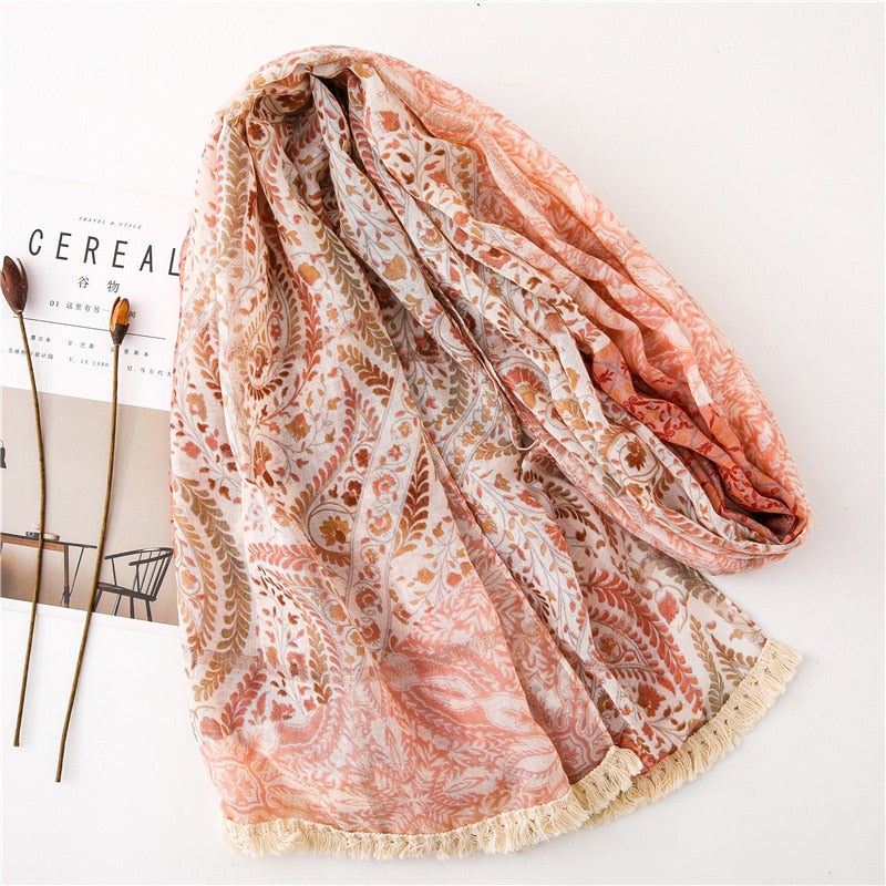 Chèche <br> Doux Couleur Rosé - boutique-hippie.fr