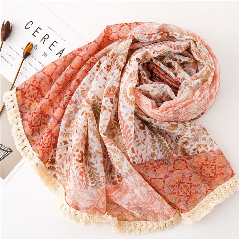 Chèche <br> Doux Couleur Rosé - boutique-hippie.fr