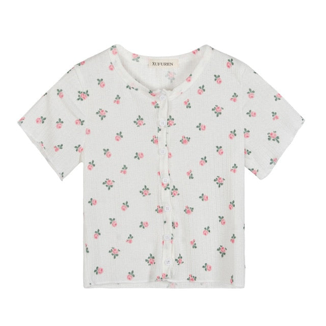 T-Shirt Hippie Classique & Fleurie
