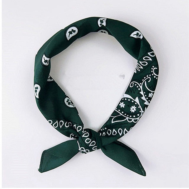 Bandana Hippie <br> Vert Infini - boutique-hippie.fr