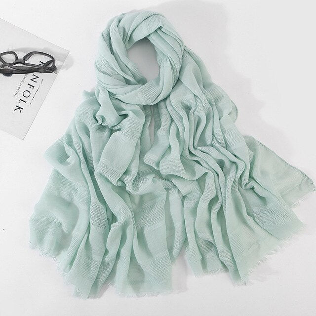 Chèche <br> Vert Givré - boutique-hippie.fr