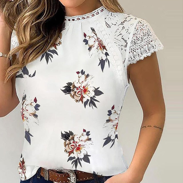 T-Shirt Hippie Dentelle