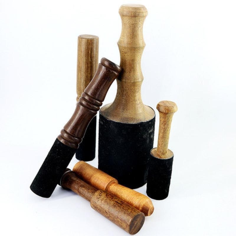 Accessoire Bol Tibétain <br> Maillet de Bois - boutique-hippie.fr