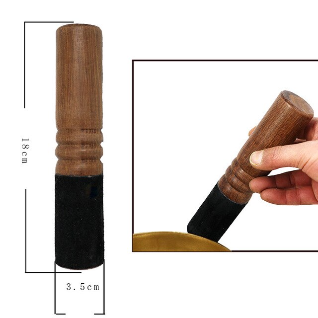 Accessoire Bol Tibétain <br> Maillet de Bois - boutique-hippie.fr