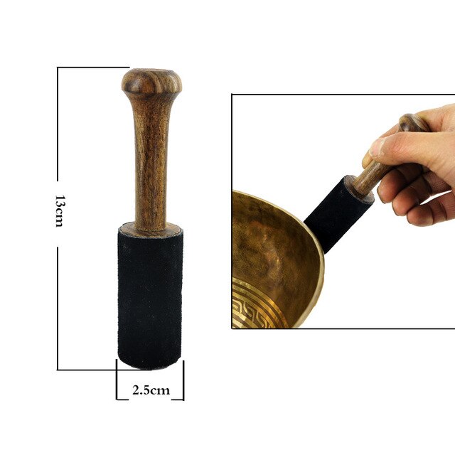 Accessoire Bol Tibétain <br> Maillet de Bois - boutique-hippie.fr