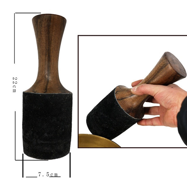 Accessoire Bol Tibétain <br> Maillet de Bois - boutique-hippie.fr