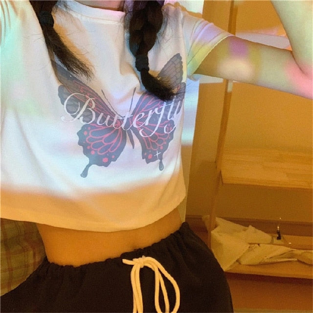 T-Shirt Hippie Papillon