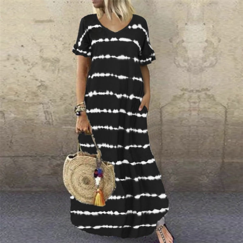 Robe Longue Hippie Noire