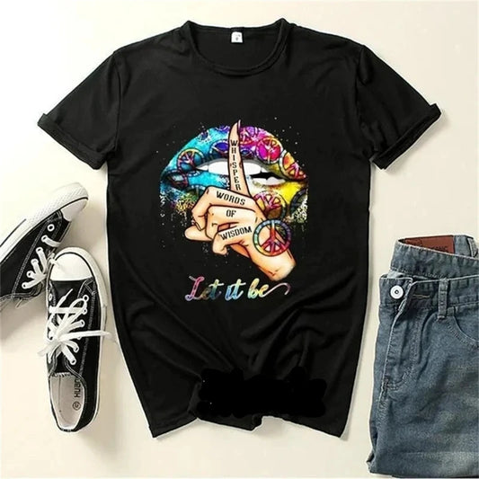 T-Shirt Hippie Coloré