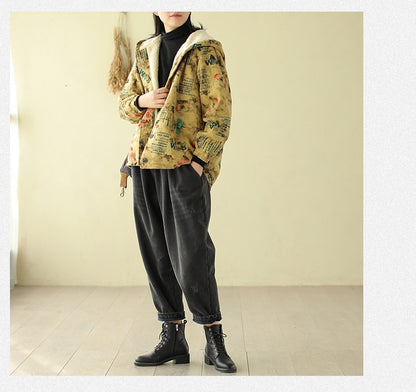 Manteaux Hippie Vintage Beige