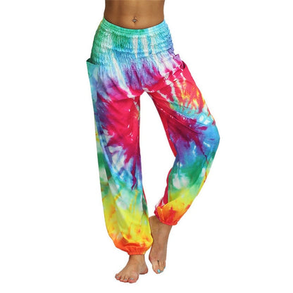 Pantalon Hippie <br> Sarouel Arc-en-ciel - boutique-hippie.fr